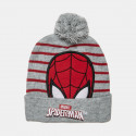 Beanie Spiderman with pom pon and embroidery one size (6-16 years)