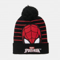 Beanie Spiderman with pom pon and embroidery one size (6-16 years)