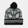 Beanie Spiderman with pom pon and embroidery one size (6-12 years)