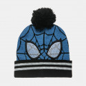 Beanie Spiderman with pom pon and embroidery one size (6-12 years)