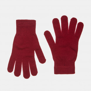 Γάντια μονόχρωμα one size (8-16 ετών)