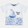 Set t-shirt with sailing boat and shorts (2-8 years)
