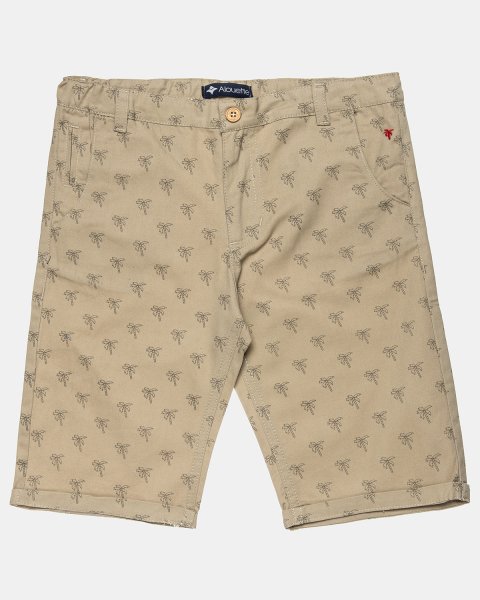 Set pique polo shirt with embroidery and chino shorts with pattern (6-18 months)