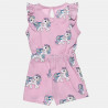 Playsuit with shoulder ruffles (12 months-3 years)