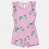 Playsuit with shoulder ruffles (12 months-3 years)