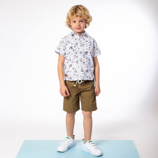 Σετ πουκάμισο με μοτίβο και βερμούδα (2-8 ετών)