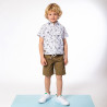 Set shirt with pattern and shorts (2-8 years)