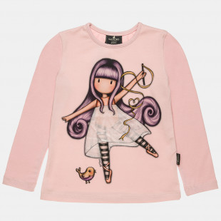Long sleeve top Santoro with shiny detail (6-14 years)