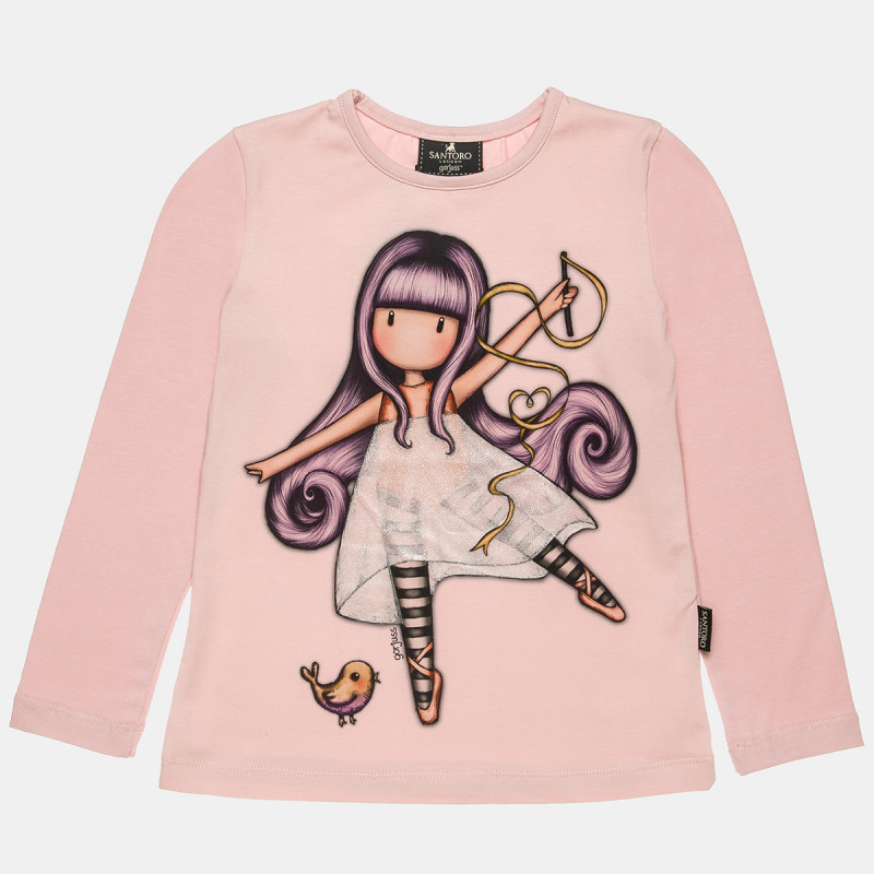 Long sleeve top Santoro with shiny detail (6-14 years)