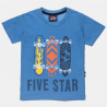 Σετ Five Star μπλούζα με τύπωμα skates και βερμούδα (12 μηνών-5 ετών)
