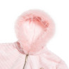 Set with fluffy texture and eco fur details (18 months-5 years)