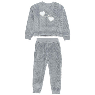 Set Moovers with fluffy texture and embroidery (6-16 years)
