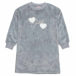 Dress with fluffy texture (6-14 years)