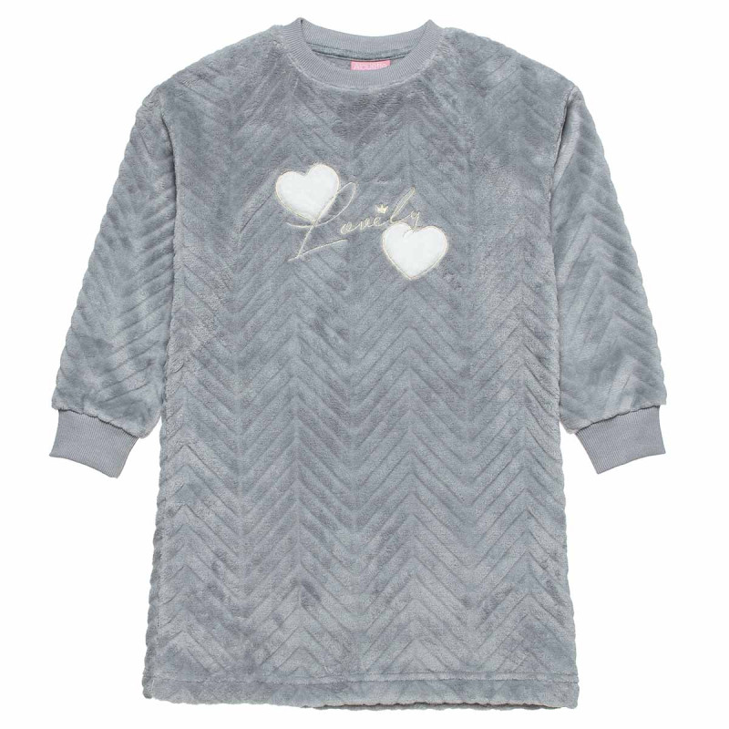 Dress with fluffy texture (6-14 years)
