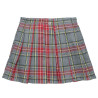 Skirt checkered with metallic buttons (4-14 years)
