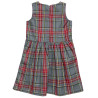 Checkered sleveless dress (6-14 years)