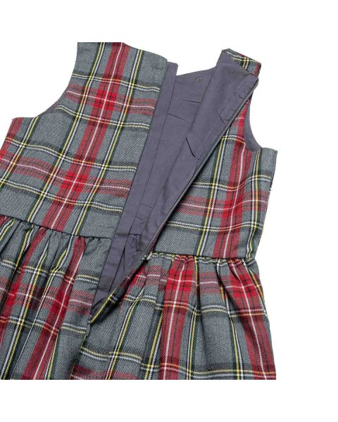 Checkered sleveless dress (6-14 years)
