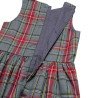 Checkered sleveless dress (6-14 years)