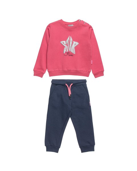 Tracksuit cotton fleece blend Five Star with embossed design (12 months-5 years)