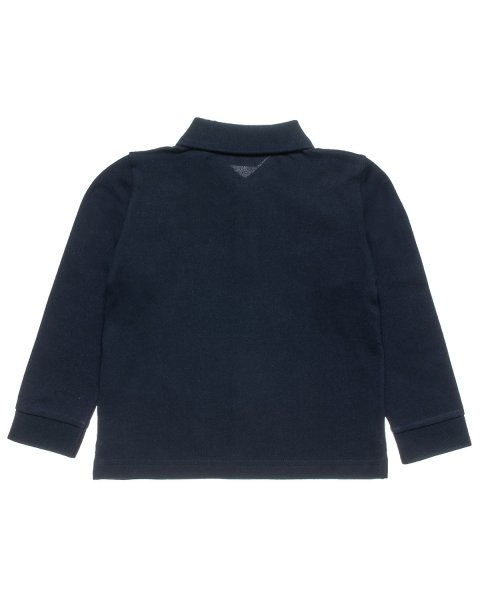 Long sleeve pique polo Gant top with embroidery (2-7 years)