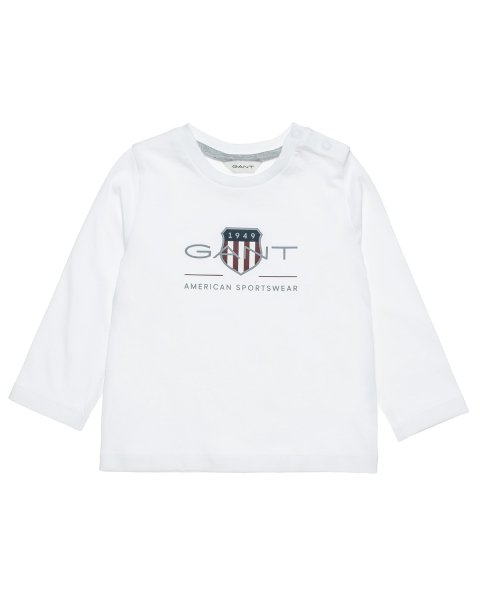Long sleeve Gant top with print (12-18 months)