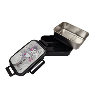 Lunch box stainless steel Kuromi Sketch 880ml
