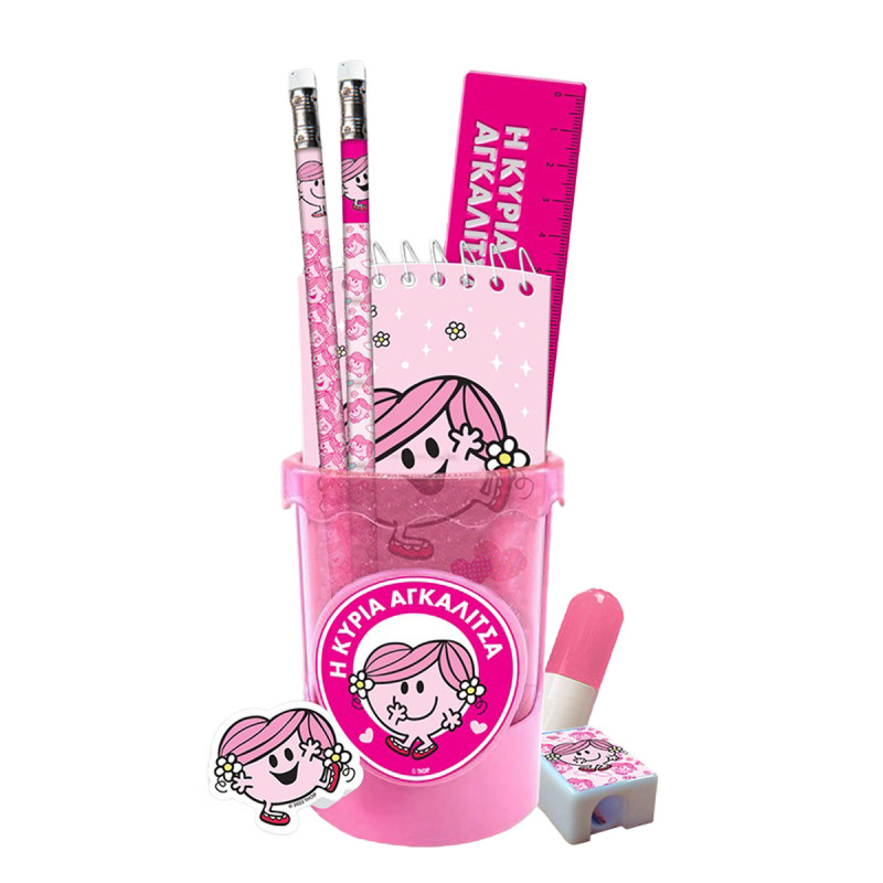 School set with pencil case Mrs Hug