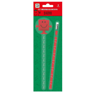 Mr. Strong Figure Pencil Set