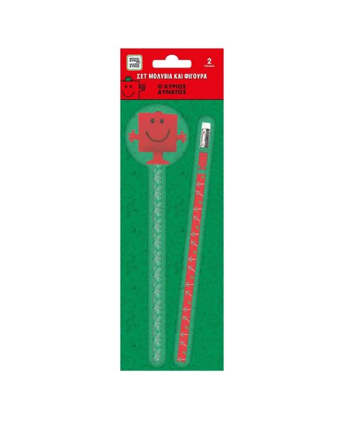 Mr. Strong Figure Pencil Set