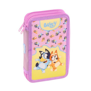 Pencil case Bluey with double zipper and slots