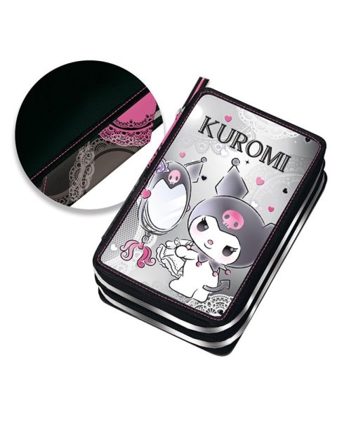 Pencil case Kuromi Dream with double zipper and slots