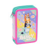 Pencil case Bluey with double zipper and slots