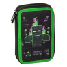 Pencil case Minecraft with double zipper and slots