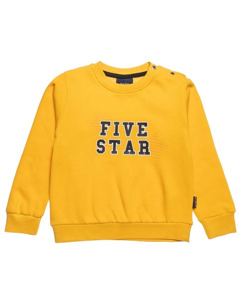 Tracksuit cotton fleece blend Five Star with embossed print (12 months-5 years)