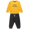 Tracksuit cotton fleece blend Five Star with embossed print (12 months-5 years)