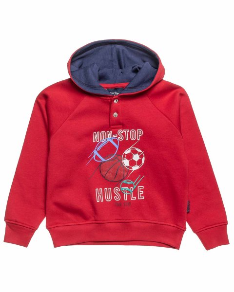 Tracksuit cotton fleece blend Five Star with embossed print (18 months-5 years)
