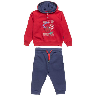 Tracksuit cotton fleece blend Five Star with embossed print (18 months-5 years)
