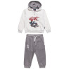 Tracksuit cotton fleece blend Five Star with embossed elements (18 months-5 years)