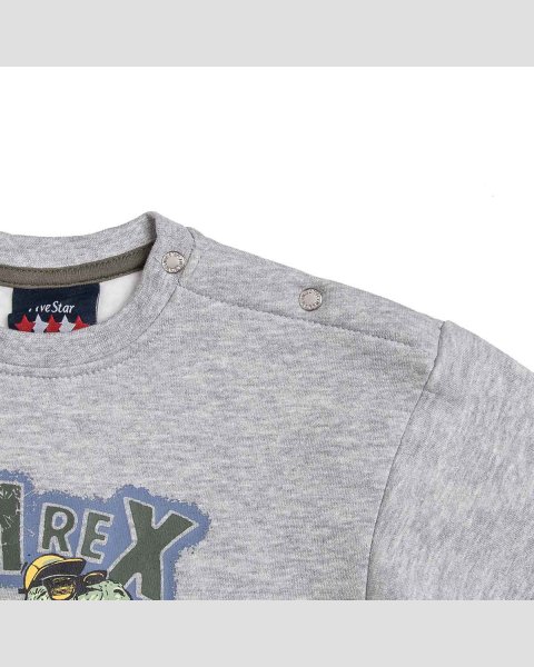 Tracksuit cotton fleece blend Five Star with print (12 months-5 years)