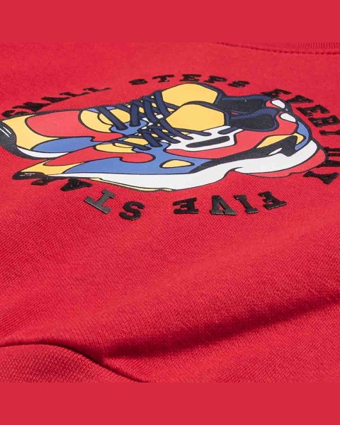 Tracksuit cotton fleece blend Five Star with print (12 months-5 years)