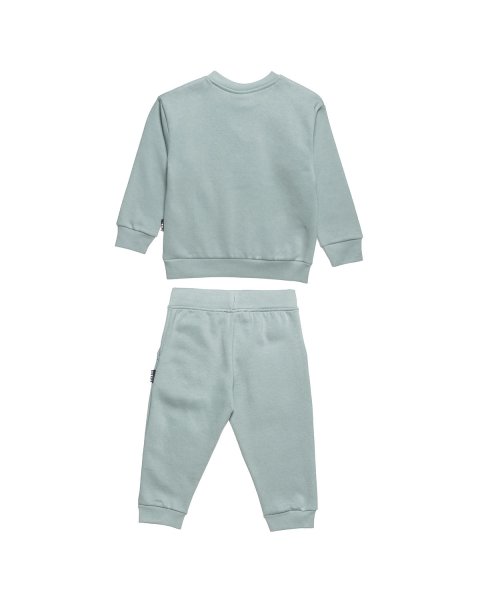 Tracksuit cotton fleece blend Five Star with embossed print (12 months-5 years)