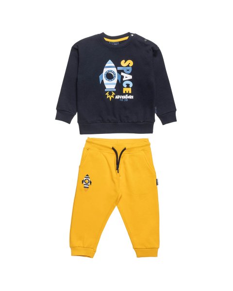 Tracksuit cotton fleece blend Five Star with print (12 months-5 years)