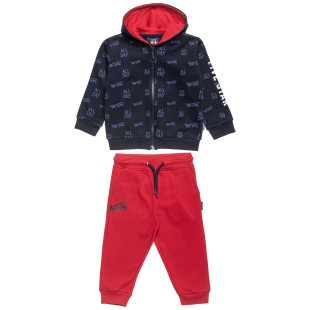 Tracksuit cotton fleece blend Five Star with print (12 months-5 years)