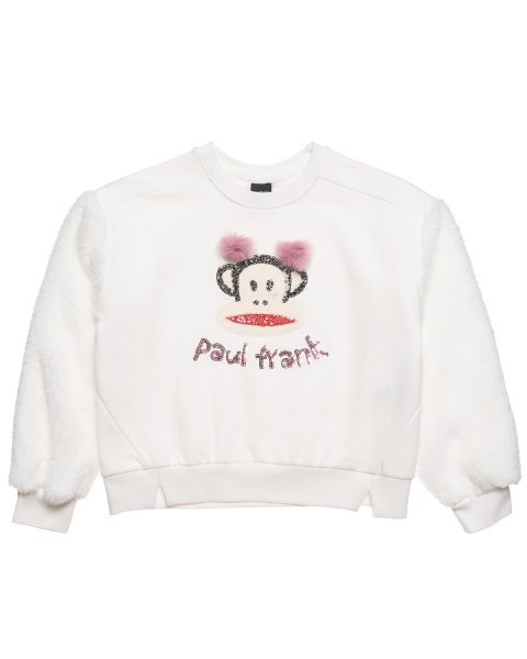 Μπλούζα φούτερ Paul Frank με παγιέτες (12 μηνών-5 ετών)