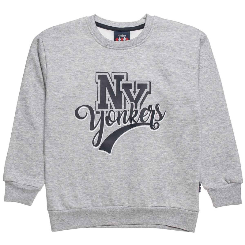 Top cotton fleece blend Five Star with embossed design (6-14 years)
