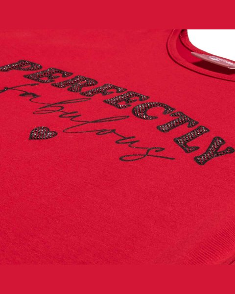 Top with embossed letters (6-14 years)