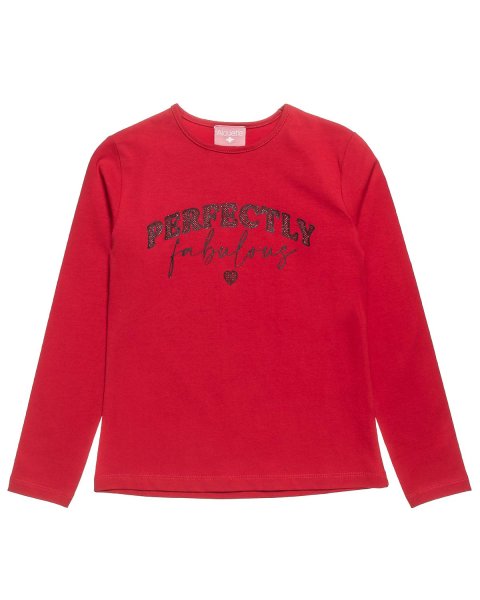 Top with embossed letters (6-14 years)