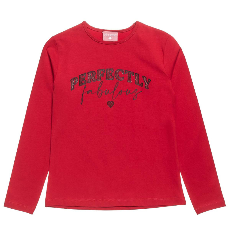 Top with embossed letters (6-14 years)