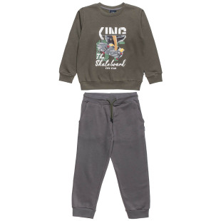 Tracksuit cotton fleece blend Five Star with embossed print (6-16 years)