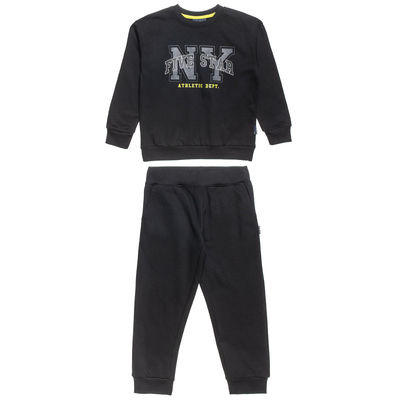Tracksuit cotton fleece blend Five Star with embossed print (6-16 years)